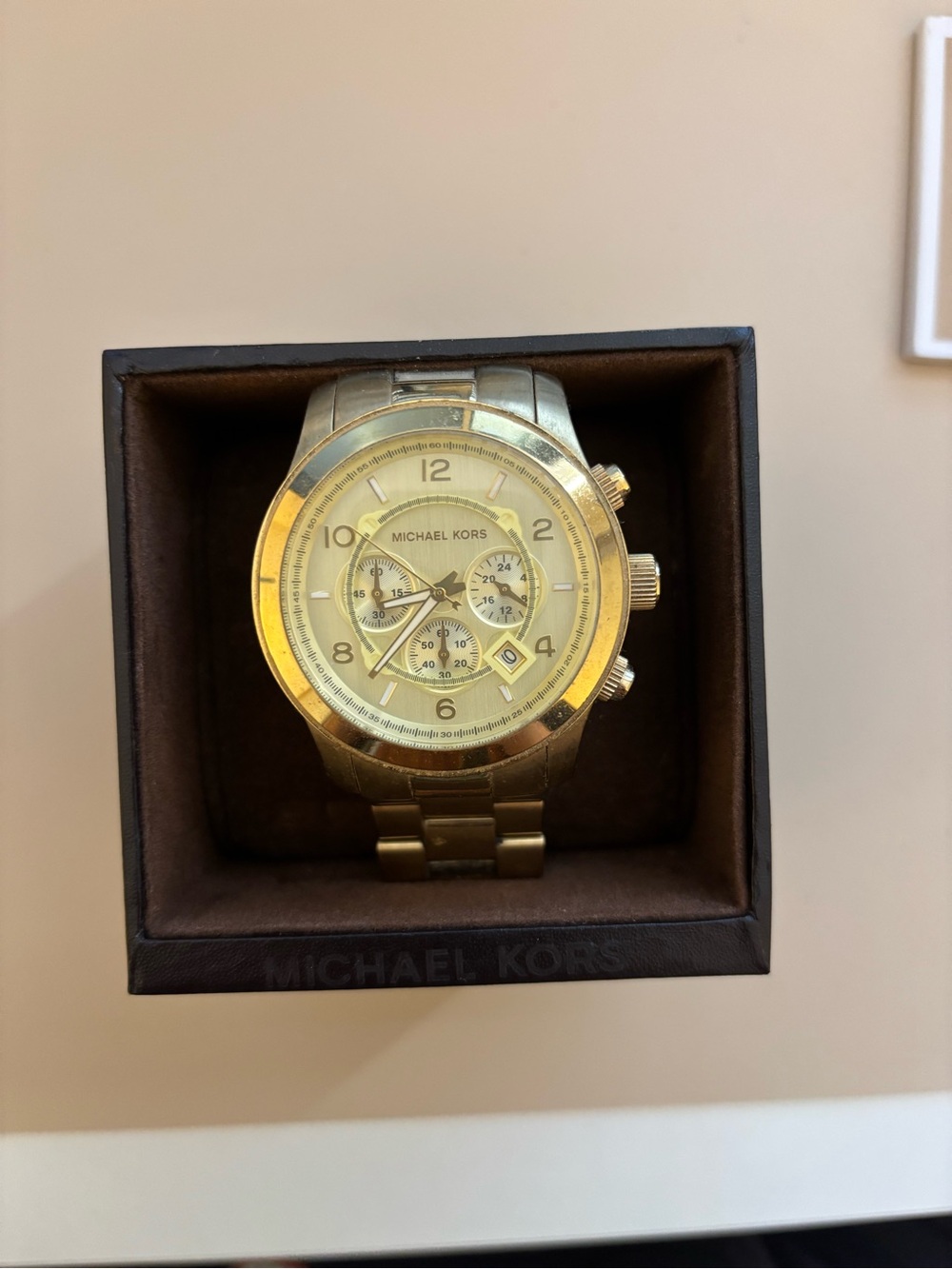 Michael Kors Gold-Tone Womens Watch